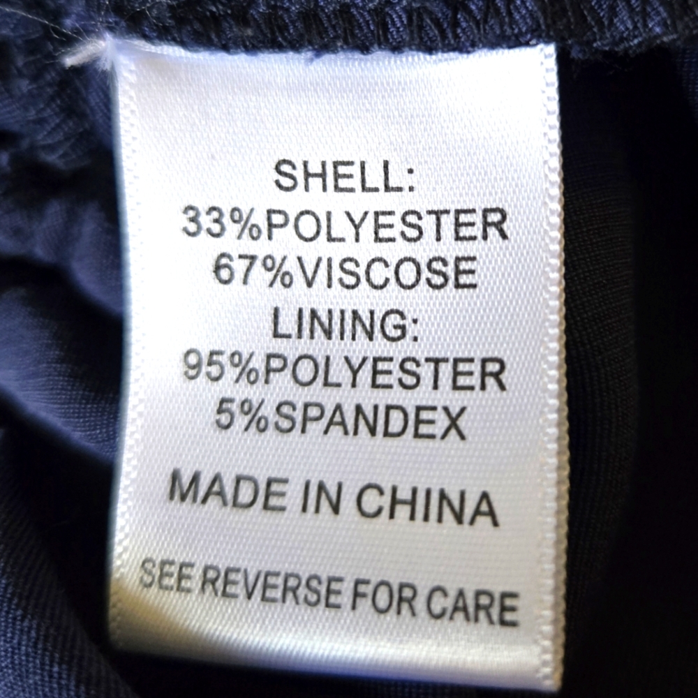 Lucy Paris Dark Blue and White Bomber Jacket - Picture 7 of 16
